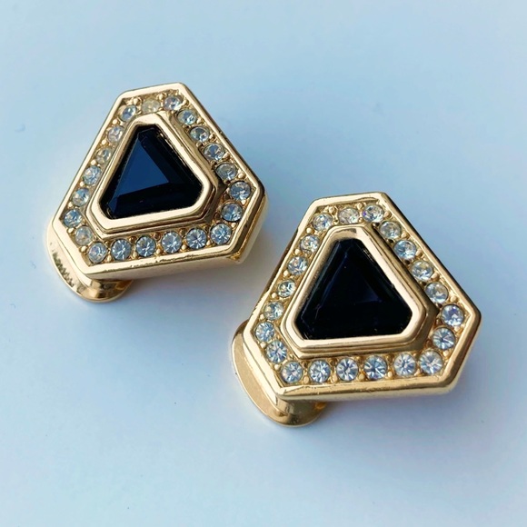 Christian Dior Vintage Clip On Earrings - Picture 2 of 12